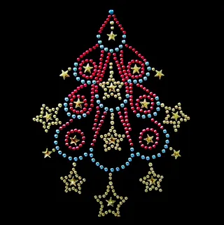 烫钻 几何 星形 节日 圣诞 免费...