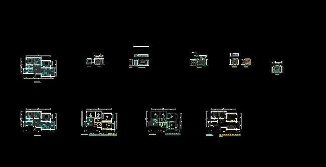 两居室内电气设计施工图