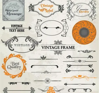 古典婚庆花纹 欧式花纹图片