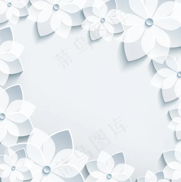 创意花卉背景图eps,ai矢量模版下载