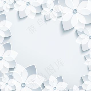 创意花卉背景图