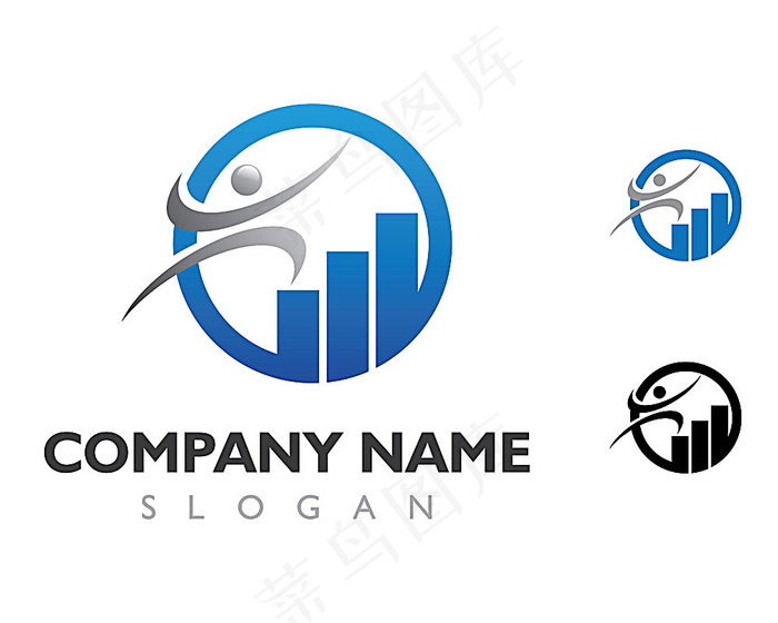 金融logo设计eps,ai矢量模版下载