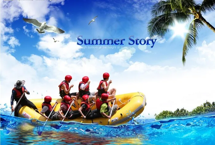 夏天的故事图片(3800X2800(DPI:300))psd模版下载