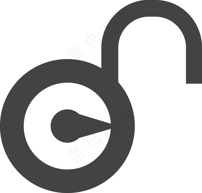 锁打开符号图标eps,ai矢量模版下载