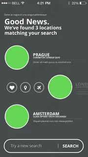 国外旅游应用UI