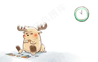 鹿小漫手绘壁纸拼图