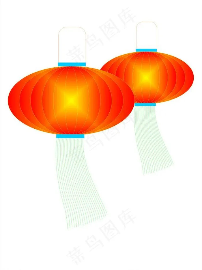 灯笼矢量图