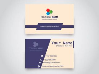 时尚版式创意名片