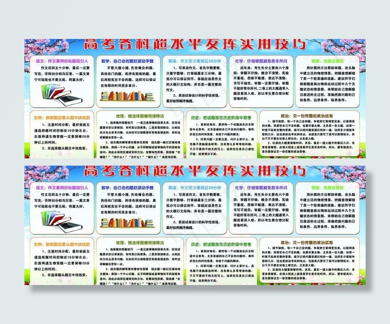 高考板报图片