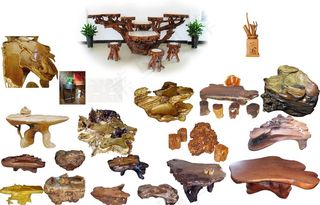 中国风元素陈列品psd素材