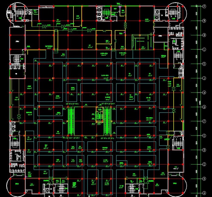 藏式宾馆三层平面布置