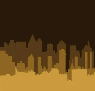 城市建筑剪影图片