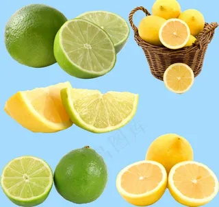 柠檬素材图片