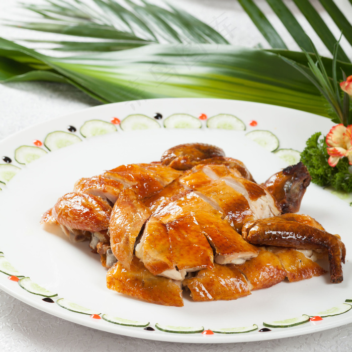 烤鸭美食图片