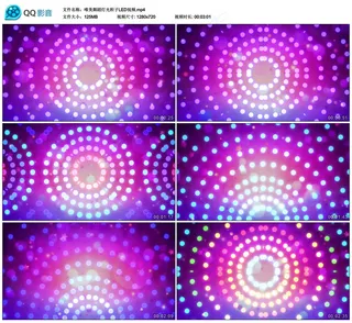 紫色粒子舞蹈背景视频