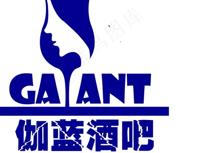 酒吧logoai矢量模版下载