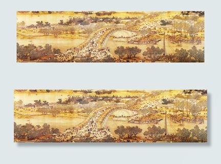 中国画清明上河图 中国画清明上河图