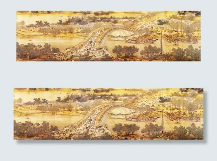 中国画清明上河图 中国画清明上河图