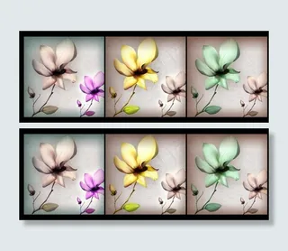 简约风格无框画