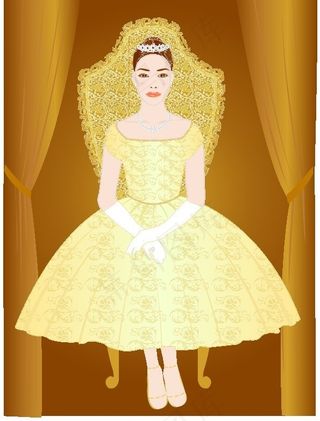 矢量婚礼人物126