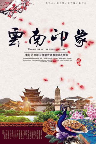 2017云南印象旅游海报