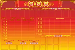 光荣榜 销售榜 荣誉图片