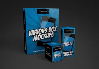 手机盒包装样机