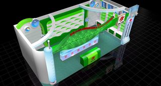 医药展览鸟瞰图片