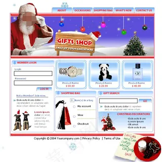 圣诞老人flash动画