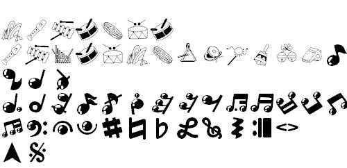 华康音乐篇 中文字体下载