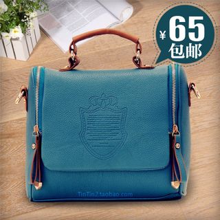 淘宝包邮蓝色手提包直通车主图PSD...