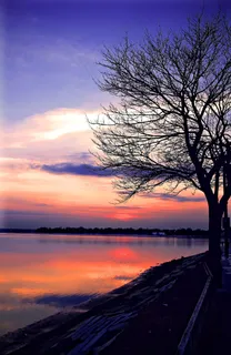 海岸夕阳景色图片 海岸夕阳景色图片