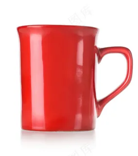 红色杯子