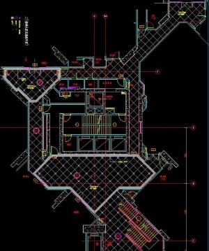 新港大厦 接待大堂及通道天花