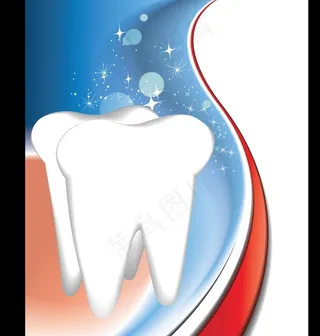 卡通牙齿保健图片