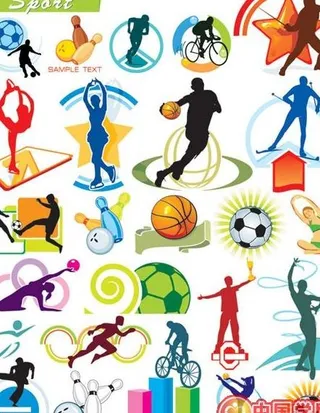 体育运动矢量素材