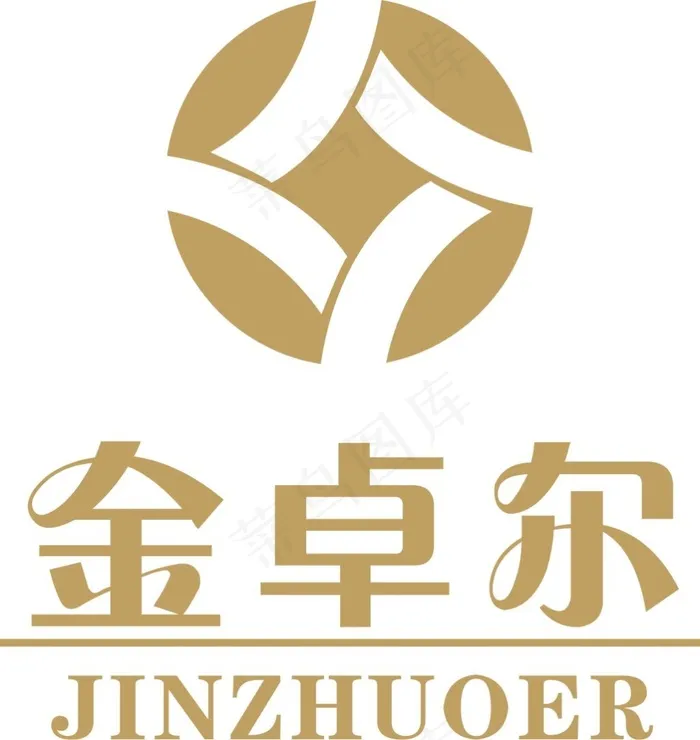金卓尔投资标志(210X297)cdr矢量模版下载