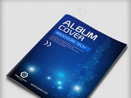 蓝色科技画册科技公司画册设计