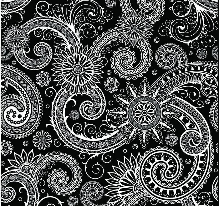 欧式花纹背景图片