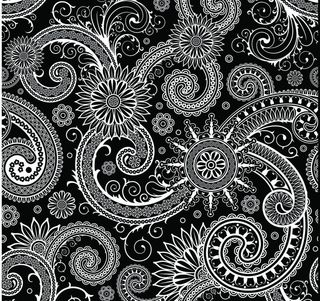 欧式花纹背景图片