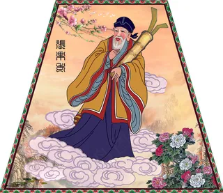 八仙人物张果老