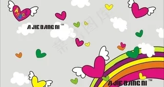 阿杰邦尼童装背景图片