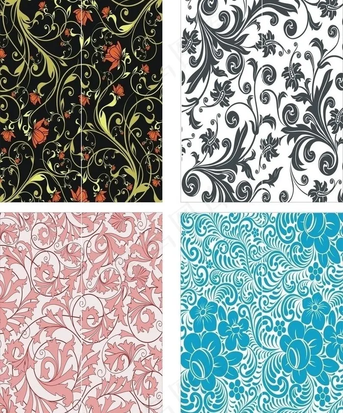 移门图案大全cdr矢量模版下载