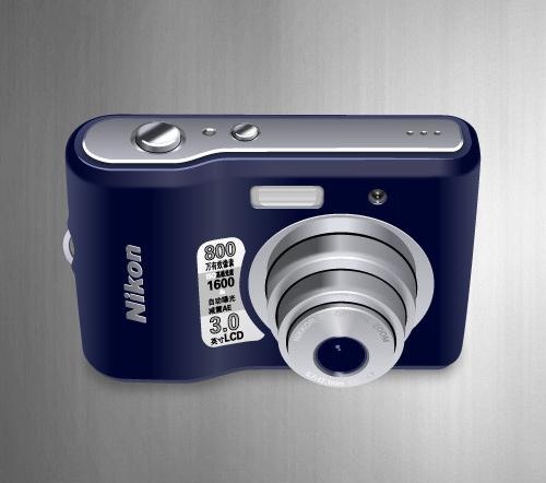 矢量素材nikon尼康l18卡片相...ai矢量模版下载