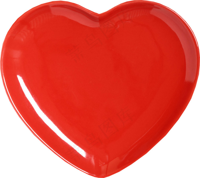 红色桃心红心png元素素材