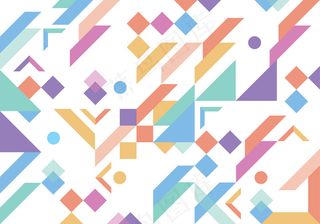 彩色科技抽象多边形几何背景素材