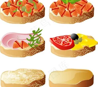 面包矢量素材图片