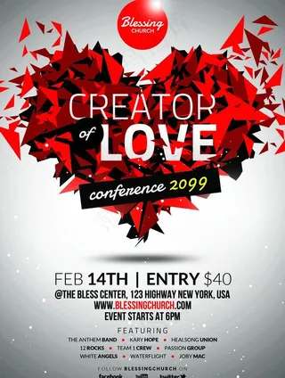 情人节海报图片