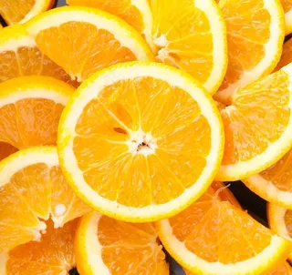 鲜橙切片图片