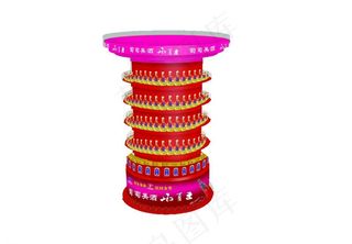 西夏王包柱效果图图片